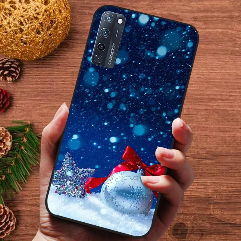 Świąteczne malowane etui na ZTE Axon 20 4G 5G Silikonowe miękkie etui na telefon na ZTE Axon 40 30 Pro Ultra A20 A2121 Capa Fundas