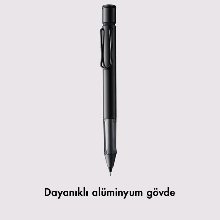 LAMY AL-star All Black Mechanical Pencil L171 0.5mm Limited Edition - A slightly thicker, aluminum-bodied popular model based on the best-selling