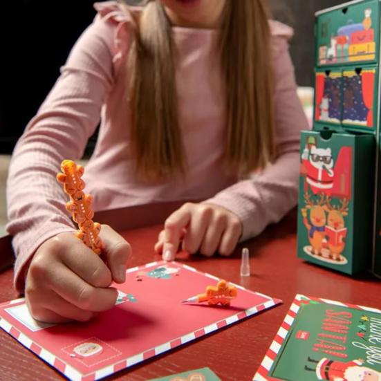 Dream Express Advent Calendar 2025 24 Days Christmas Countdown Train with Drawers Holiday Decor for Kids Adults