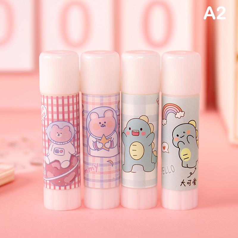 Niedlicher Cartoon-Kleberstift mit starker Klebstoff, ungiftig, zum Versiegeln von Aufklebern