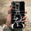 Muay Thai Fight Boxing Soft Phone Case For iPhone 15 16 17 Air 14 Pro Max 16E Plus 13 12 Mini Plating Anti-Fall Fundas