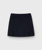 Mongdol Wool Blend Tweed Mini Skirt Navy Mdsk029Navy