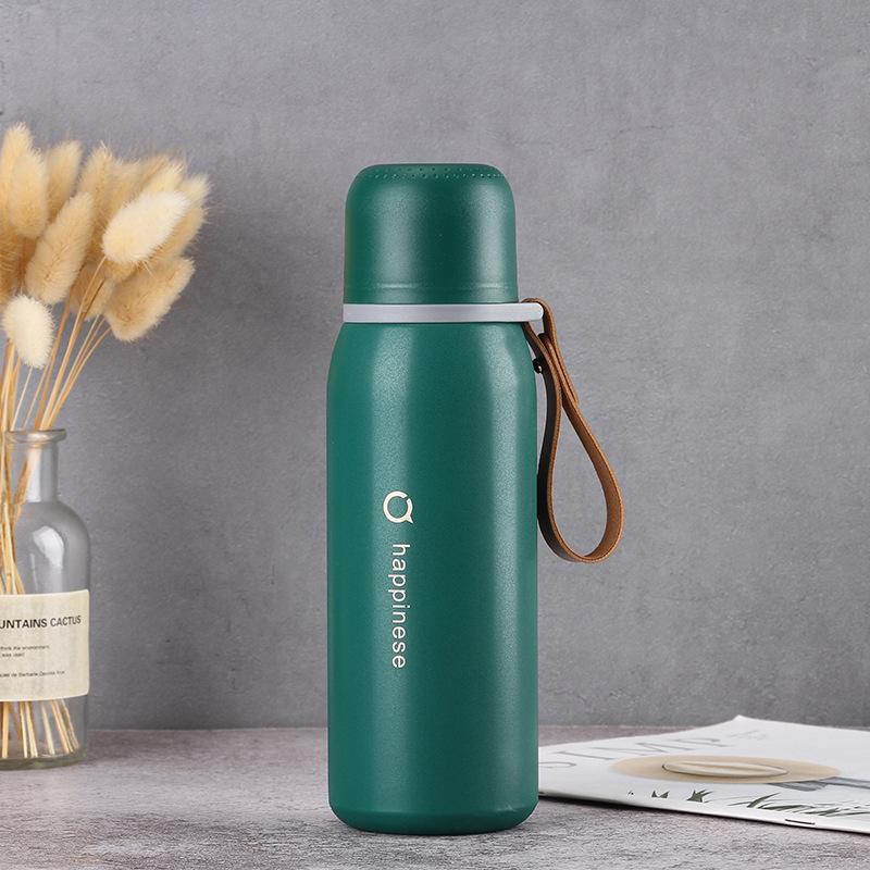 New Stainless Steel Bullet Thermos Cup with Vacuum Handy Cup Outdoor Sports Water Cup