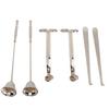6PCS Candle Accessory Set Wick Trimmer Wick Dipper Candle Snuffer Stainless Steel Easy Grip Use Durable Candle Care Kit