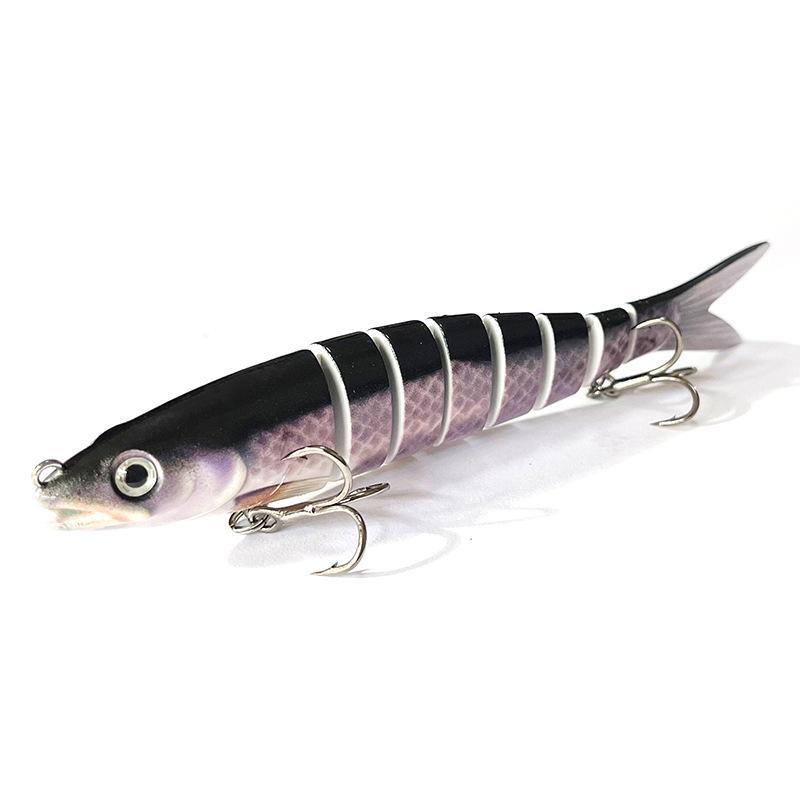 Mehrgelenkiger Simulations-Angelköder für Forelle und Barsch - Langsam sinkend, realistisches Design