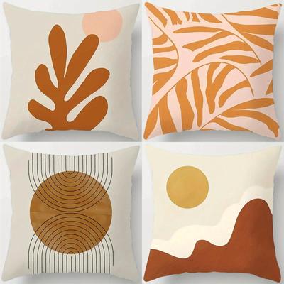 Home Decor Modern Abstract Geometric Pattern Pillow Covers Pattern Cushion Cover Suitable For Sofa Bedroom Car Pillow Cover