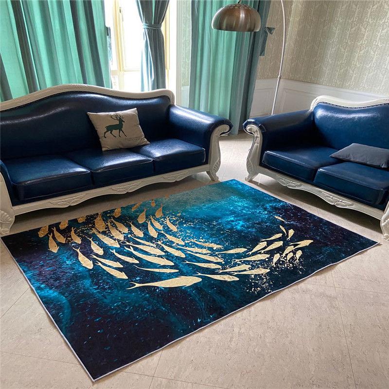 Vardagsrumsmatta Abstrakta Mattor Sovrum Konst Klädkammare Rumsdekoration Matta Halkfri Matta