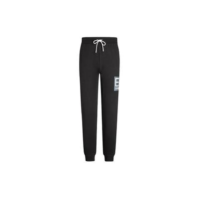 EA7 SS24 Letter Logo Pattern Printed Casual Pants Men Bottoms Black 3DPP73-PJ05Z-1200