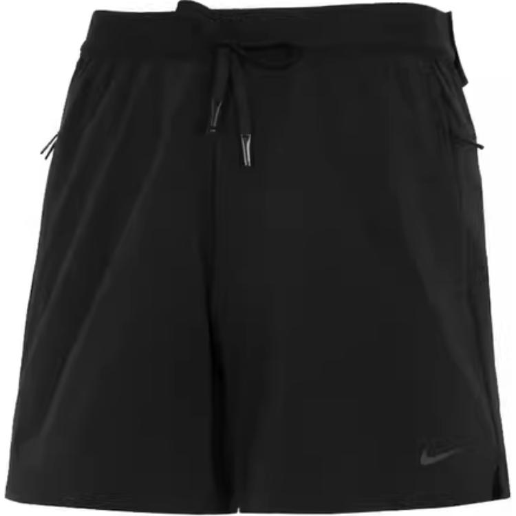 Nike Elastic Waist Loose-Fit Sports Shorts Men Bottoms Black FN3011-010