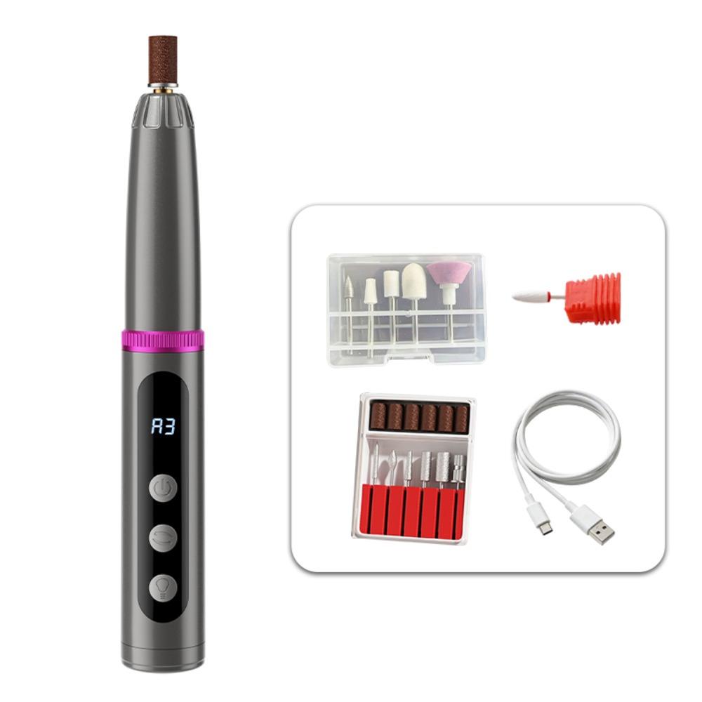 Low Noise Nail Drill Machine Pen-Style Nail Polisher Safe Electric Nail Drill  Home Use