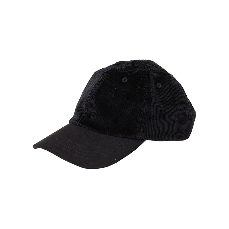 

[Ships] Ships Any SHIPS any corduroy combination 6 panels cap men s 718580071 black ONE SIZE