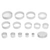 14pcs Forming Rings Cake Ring Mold Round Shape Stainless Steel Mold Round Cake Cutter  Cake Baking