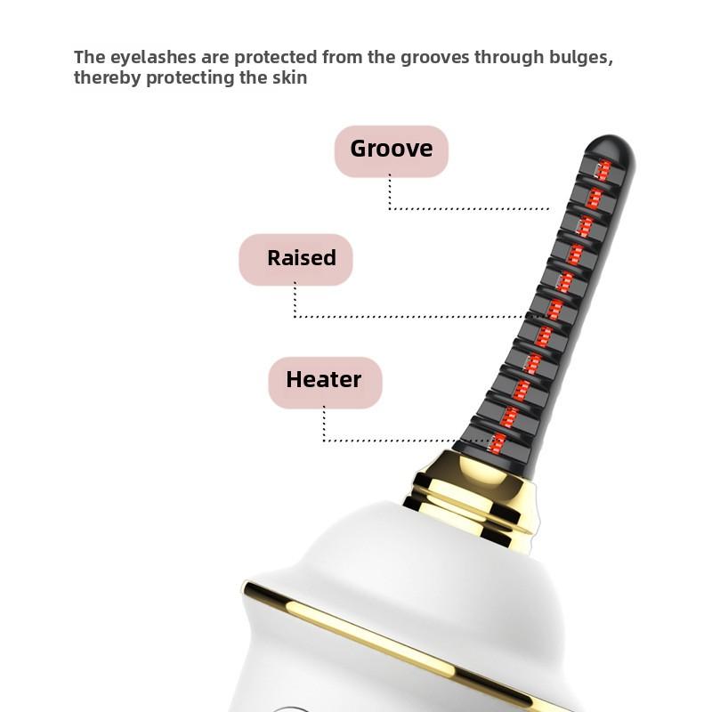 Neuer elektrischer Wimpernformer, Heiz-Locke, Lang anhaltendes Styling-Artefakt, Elektrischer Wimpernformer Locke