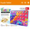 Alphabet Tablet to Learn Letters, Abc, Numbers, Colors, Music & Words, Interactive Toddler Learning & Education Toys for Kids