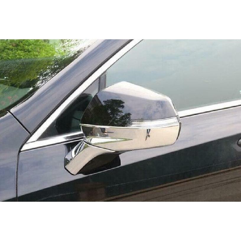 ABS Chrome Rear View Mirror Anti-Scratch Strip Trim For Auto Cadillac XT4 19-23