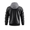 Men's casual pu leather jacket trendy jacket ozon European and American size spring and autumn leather jacket