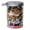 Schmuckgeschenk für Frauen 35/40/45/50/60 Stück Mystery-Glas für Frauen Box mit assortiertem gemischtem Set Halsketten Ohrringe Ringe Armbänder Zufällig Silber Gold
