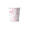 Pink Bow Birthday Party Disposable Tableware Set