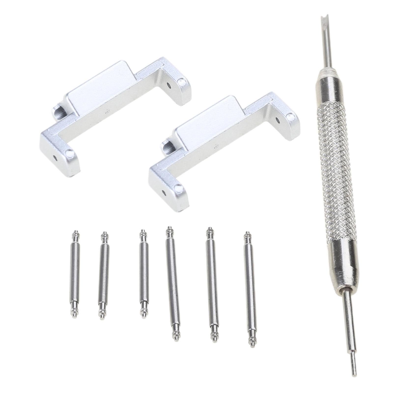 

Адаптер для ремешка для часов, комплект для крепления ремешка на запястье с установочным инструментом для ремешка DW-5600 DW-6900 DW-9052 GLS-8900 22 мм серебряный