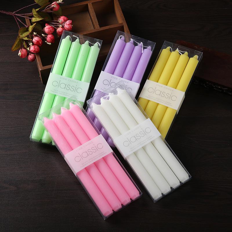 Long Smokeless Odorless Candles for Weddings, Birthdays, Emergencies & Decor