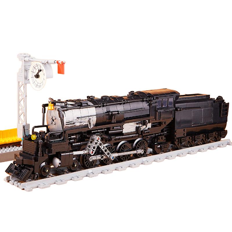 

Паровоз Строительные блоки Наборы Железнодорожный экспресс Модель паровоз Транспорт Строительные блоки Кирпичи Мальчик Игрушка