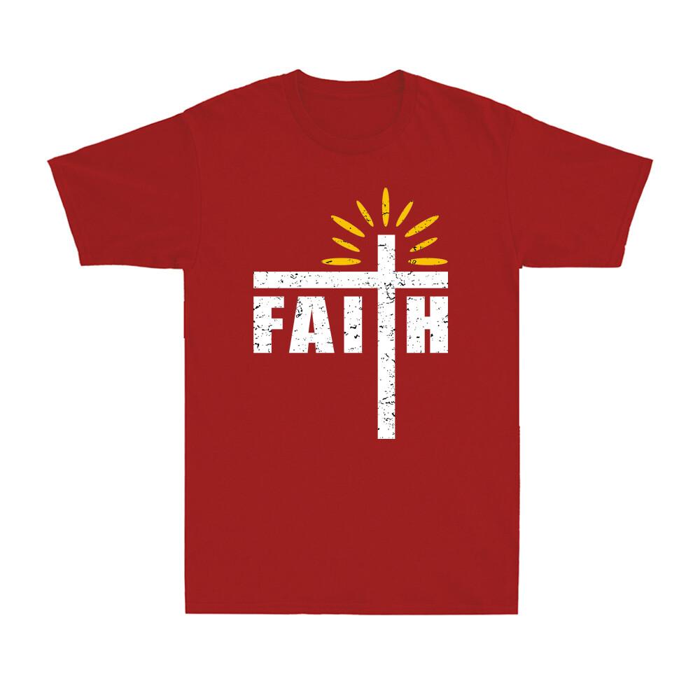 Jesus Christian Faith Cross God Religious Bible Church Vintage Tshirt Gift Tee