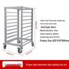 Commercial Stainless Steel Baking Tray Rack Trolley