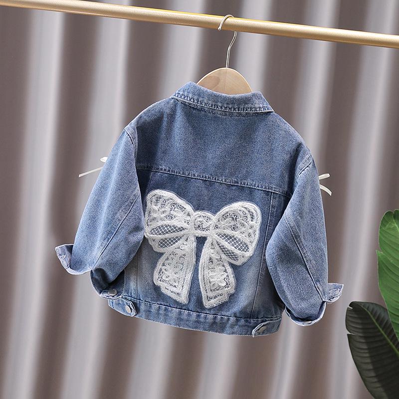 Veste en jean tendance pour fille Printemps/Automne 2025 - Haut élégant pour enfant