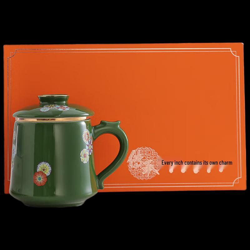 

Chá Xún Ceramic Tea Infuser Mug with Lid