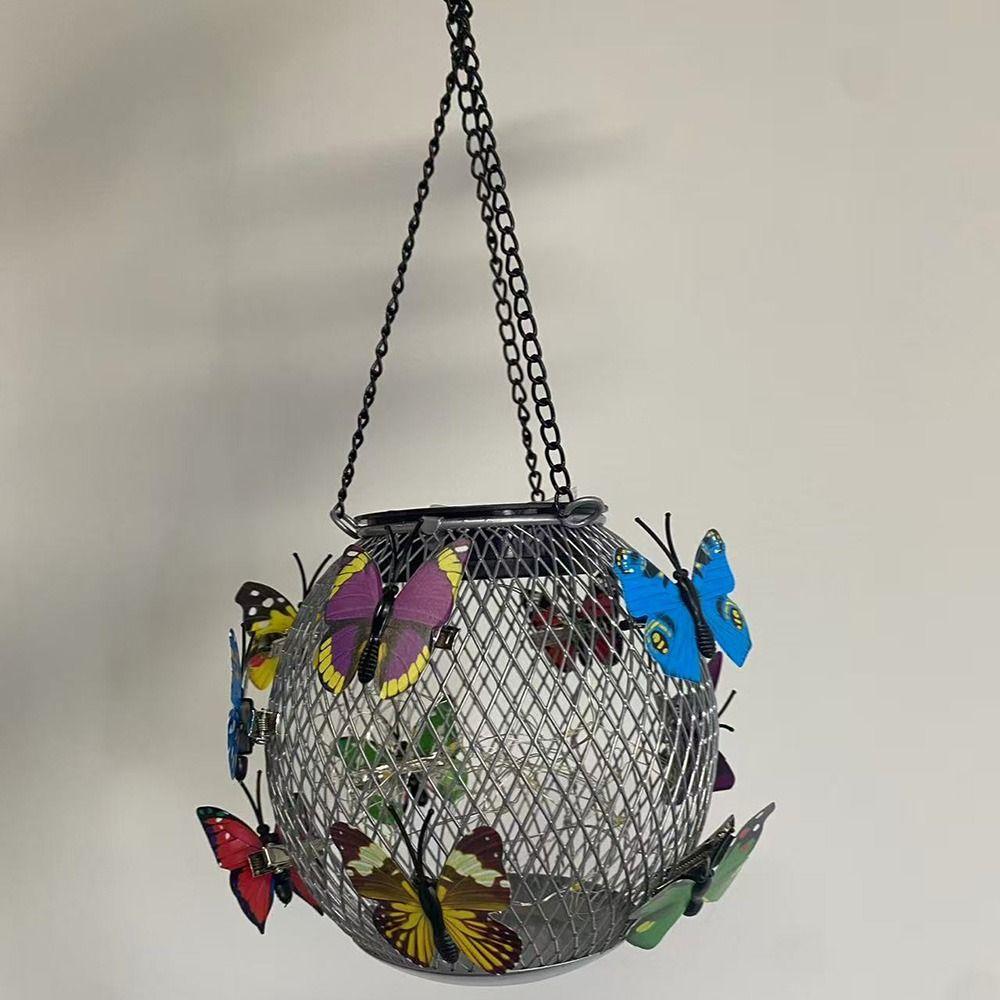 Brighter Solar-Powered Lantern Lights Waterproof Garden Decorative Light  Yard Pathway Decor