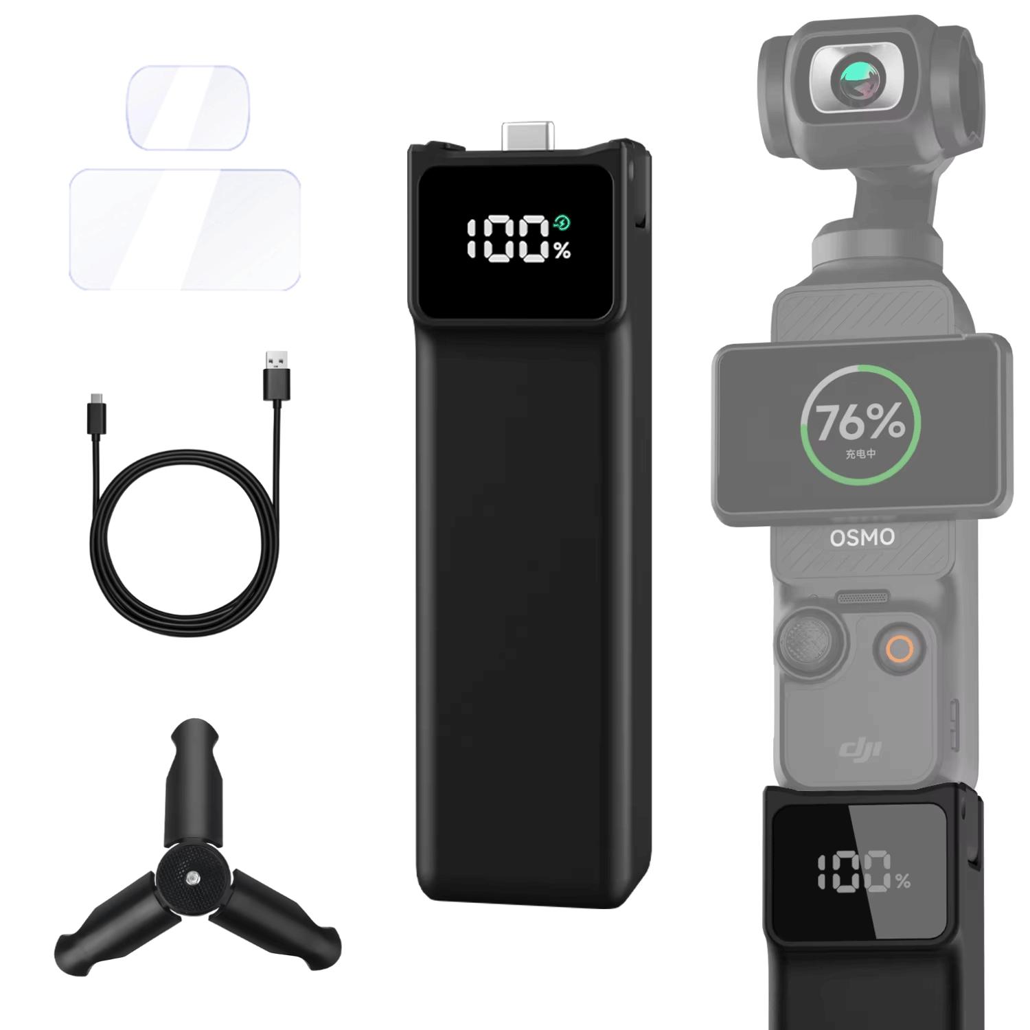 Dji Osmo Pocket 3/Pocket 4 Battery Handle 5000mA portable battery handle suitable extended power Universal