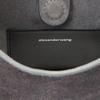 Alexander Wang Domed Metal Clasp Closure Calfskin Handbag Women's Gray