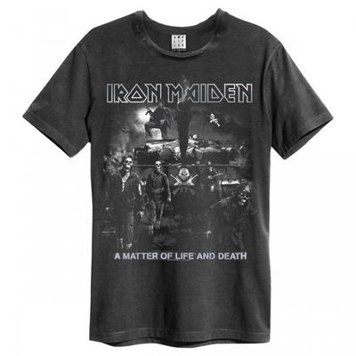 Amplified Unisex Adult Life Or Death Iron Maiden T-Shirt