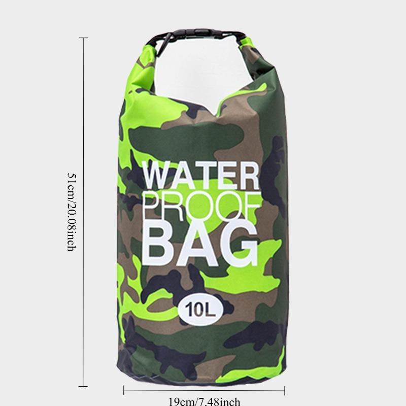 Camouflage Waterproof Dry Bag Sack Rafting Duffel Backpack Beach Swimming Storage Pouch Outdoor Travel Gear