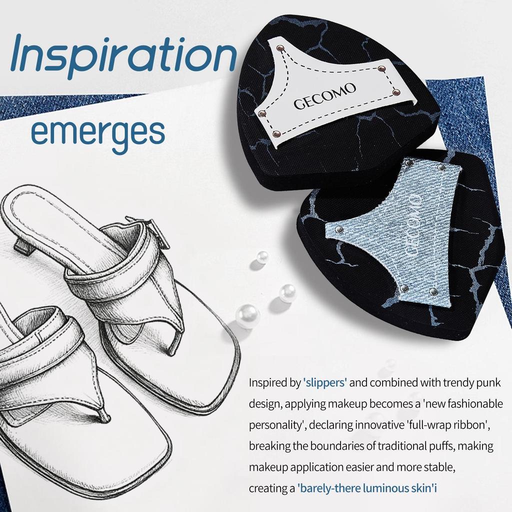 GECOMO Makeup Sponge Puff - Hot Selling New Makeup Cotton Puff For Flawless Application And Blending