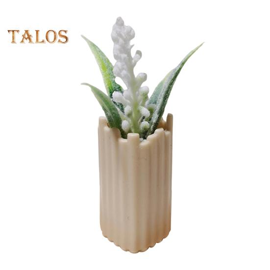 

Мініатюрна квітка в горщику Аксесуари для лялькового будиночка Міні-ваза з квітами Мініатюрна штучна квіткова прикраса для стільниці на 1:6 або 1:12 масштабних лялькових будинків білий