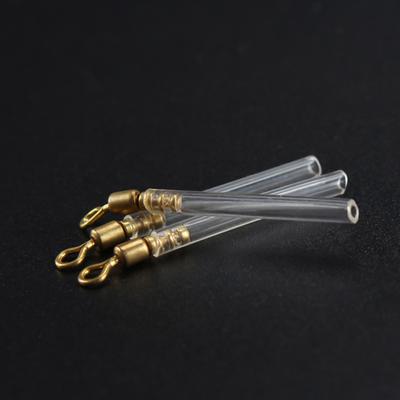 MUQZI Sportzubehör, 50 Stück, gemischte Größe, transparent, drehbar, Angelschwimmer, Bojen, Angelgerät, Bobber