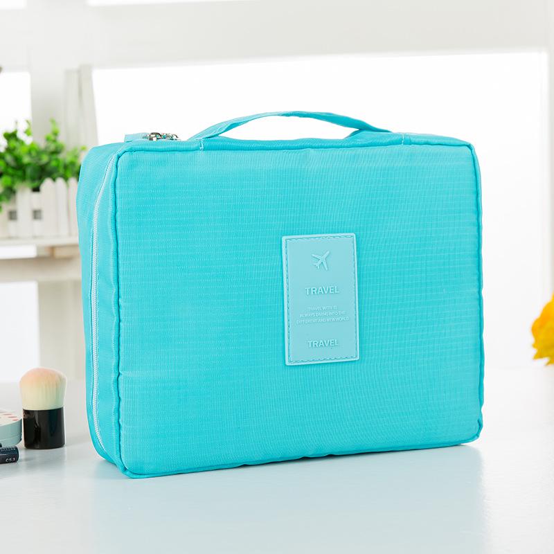 Portable Needlework Storage Bag Mesh Divider Pouch Yarn Knitting Tools Organizer Cases Storage DIY Apparel Travel Wash Bag