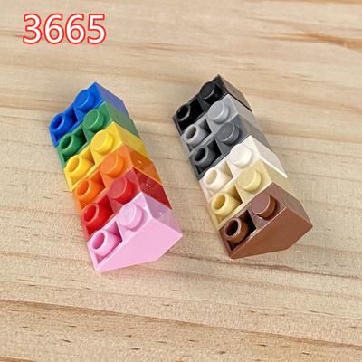 Compatible Building Block Small Particle Building Block 3665 Technology Education Parts Accessories 2X1 Slope Reverse Brick