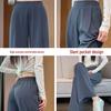 Ice Silk Women's Wide-Leg and Narrow Straight-Leg Pants - New Spring/Autumn Collection