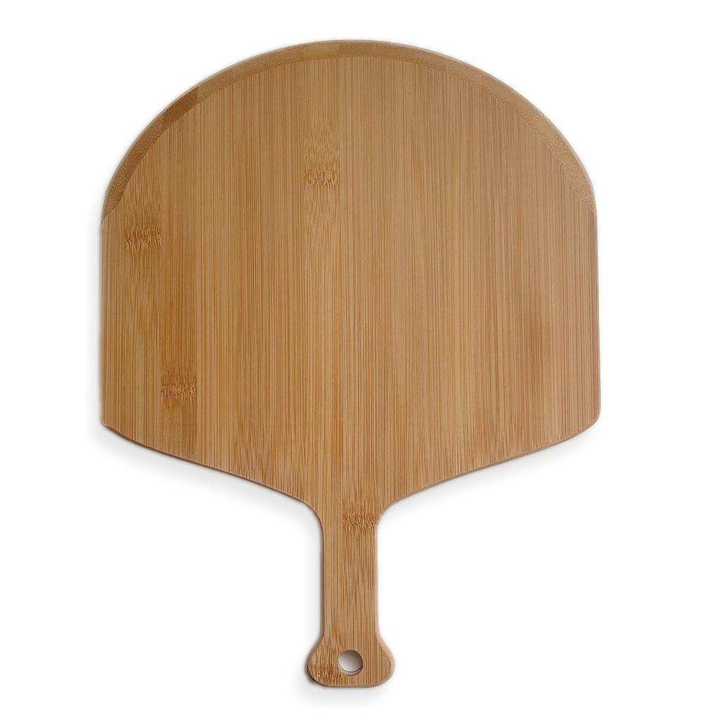 In Stock Bamboo Wood Pizza and Cheese Board - 12 & 15 Inch Pizza Peel/Bread Board