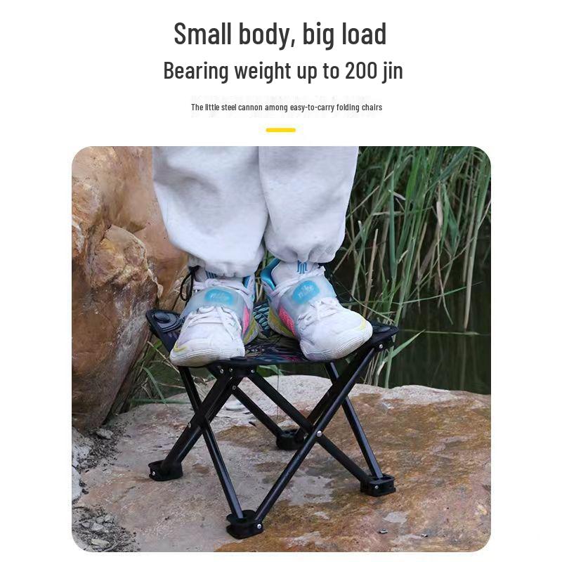 Portable Folding Stool for Outdoor, Fishing, Household, Leisure, and Art Sketching