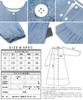 ON NISHIKI Maternity Long Sleeve Dress with Nursing Open Long Nursing Nightgown Pajamas, Opening, 100% Cotton, Double-Layer Gauze, Front, Length,
