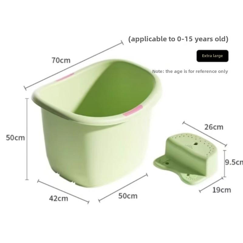 0-15 Year New Durable Newborn Baby Can Sit Bath Tub with Digital Temperature Sensing Bathtub Toddler Infant Bathroom Basin Bath