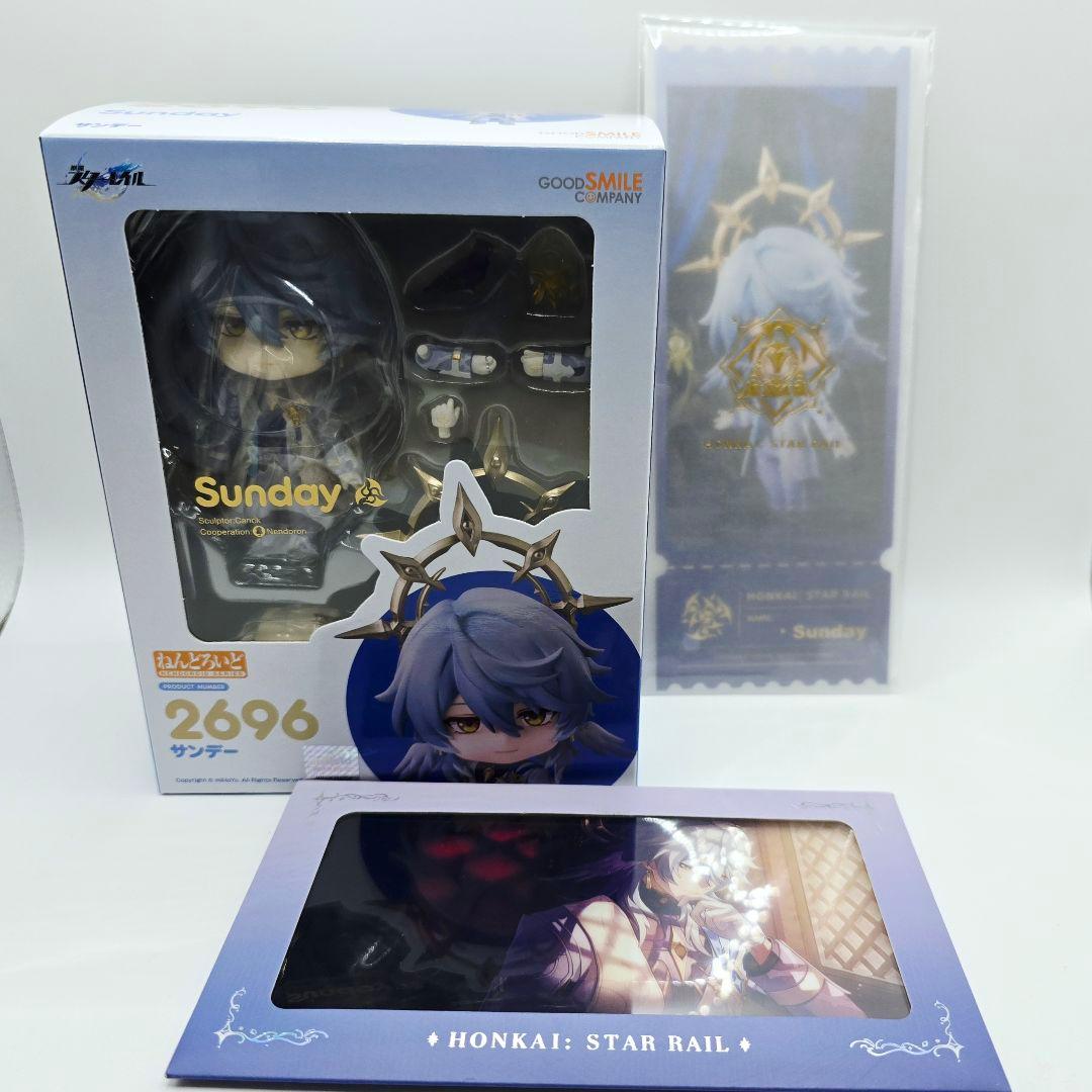 

[USED] Star Rail Nendoroid Sunday Pre-order Bonus Acrylic Shikishi Ticket-Style Card