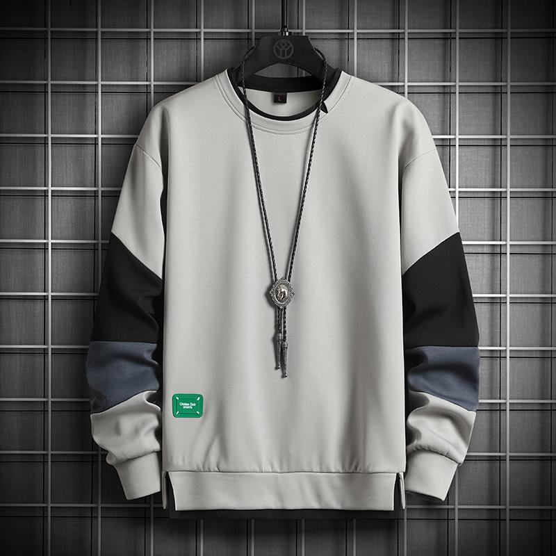 Sweatshirt Men's Casual Autumn New Korean Version Ins Trend Long-sleeved Sweatshirt Bottoming Shirt for Young Plus Size Men