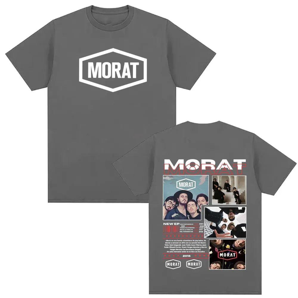 Morat Band High Street Print Graphic Oversized T Shirt Men Women Streetwear  Fashion Trendy Round Neck T-shirt Short Sleeve Top
