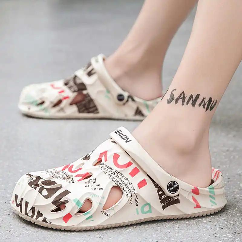 Fashion Ete Floor Mans Mule Sandal Black Sports Shoes Summer Slipper Sneakers Lux High-tech Joggings Super Brand Pas Cher Shooes