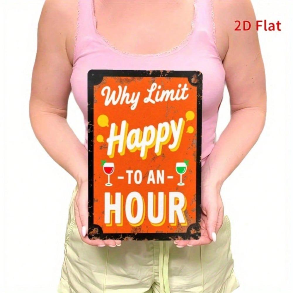 Vintage Funny Metal Sign 7.8x11.8 Inch Humorous Wall Art For Home Bar Cafe Office Decor
