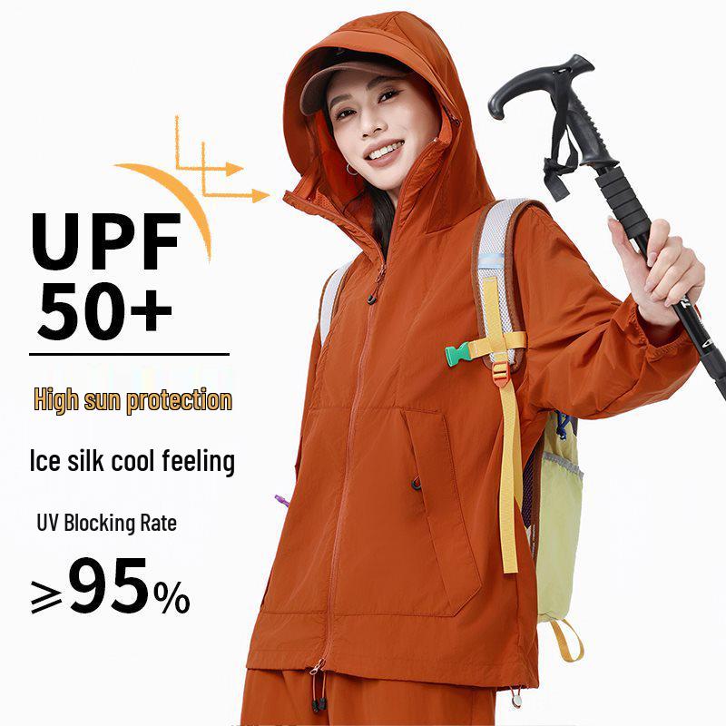 Unisex Summer UV Protection Ice Silk Jacket – Breathable, Lightweight Skin Clothing for Fishing